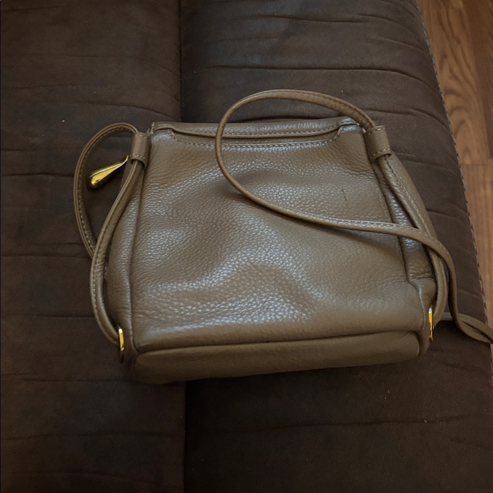 HOBO milk chocolate brown Leather Crossbody Bag EUC - Picture 5 of 6